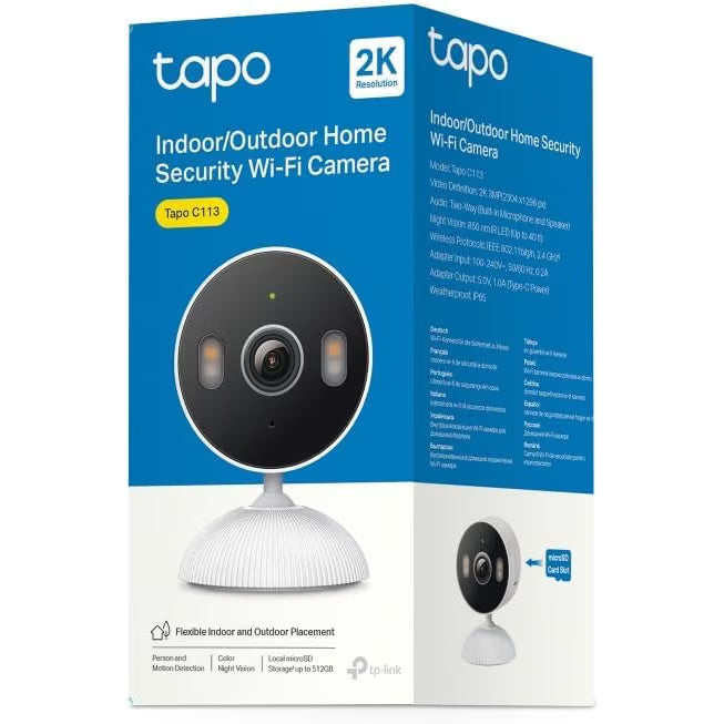 Buy Tapo,Tapo C113 2K 3MP Indoor & Outdoor Security Camera Pet Camera House Security - Gadcet UK | UK | London | Scotland | Wales| Near Me | Cheap | Pay In 3 | Surveillance Cameras